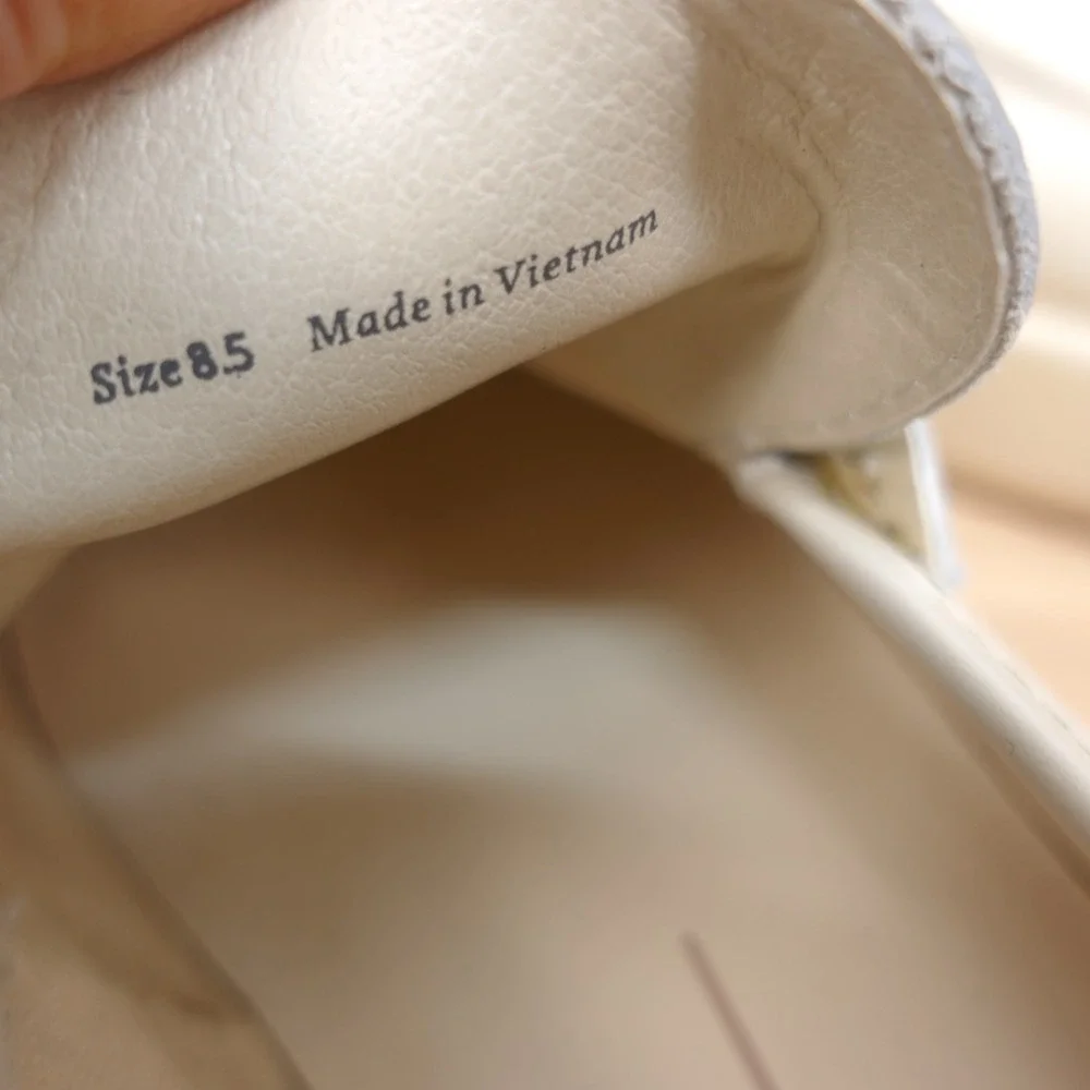 Dolce Vita Womens Platform Penny Loafers 8.5 Cream Y2K Cyber Prep Chunky Retro